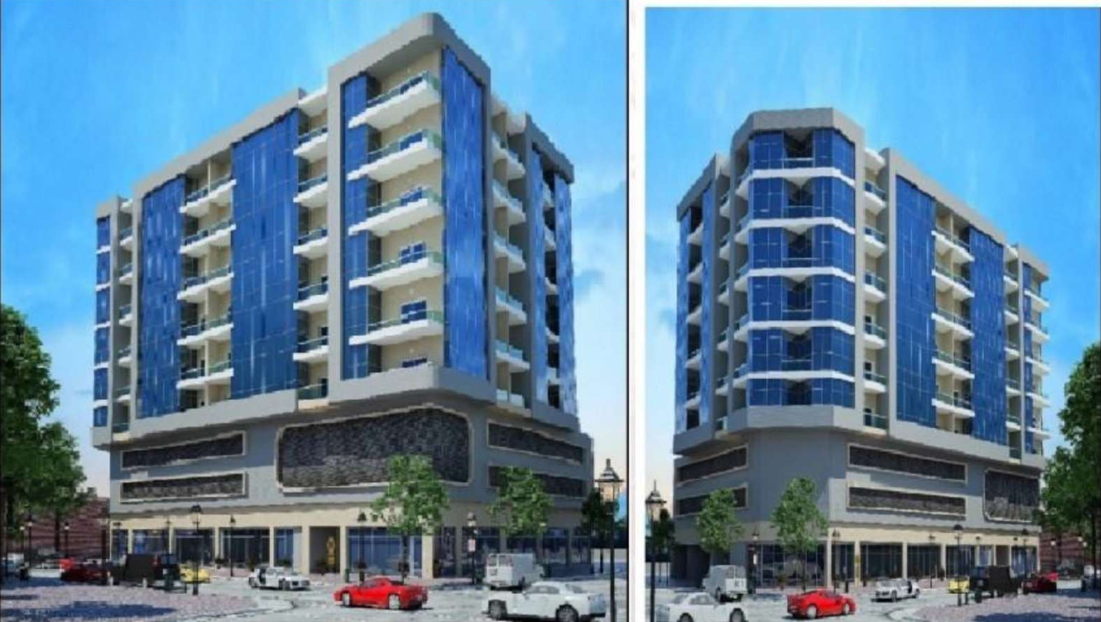 PROPOSED G + 2P + 2F + 6F + 2R - RESIDENTIAL BUILDING